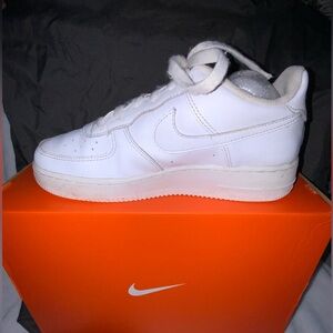 NIKE Air Force 1 Low Triple White Sneakers | Men’s/Women’s | Classic Leather